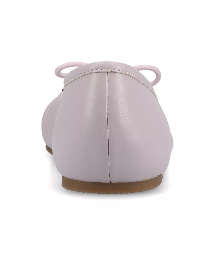 Женские балетки Callee с вырезом Journee Collection, фиолетовый — фото 4