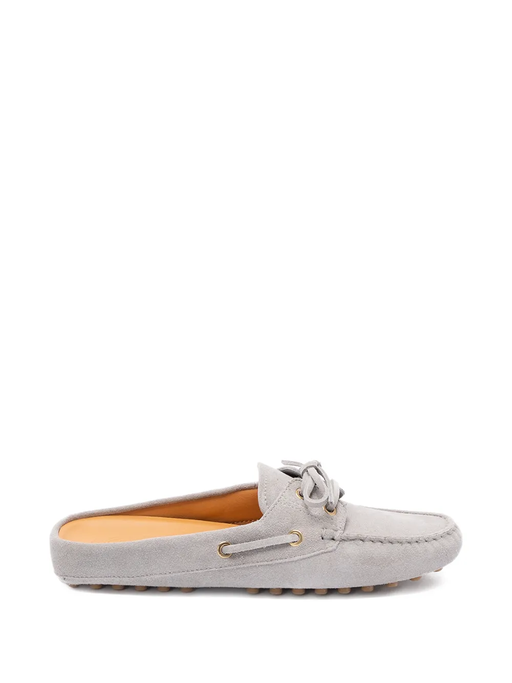 Замшевые мюли Glove Gommino Tod'S, серый
