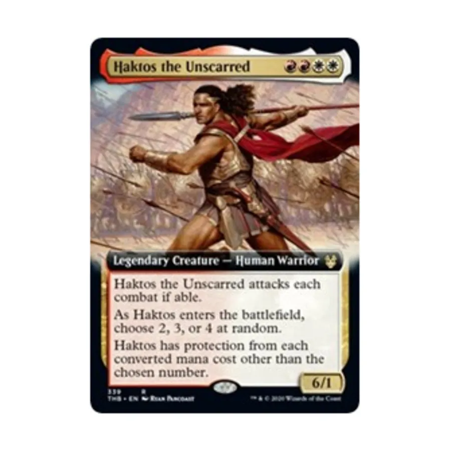 

CCG Хактос Неуязвимый (расширенная иллюстрация) ( клавиша R), MTG - Theros Beyond Death