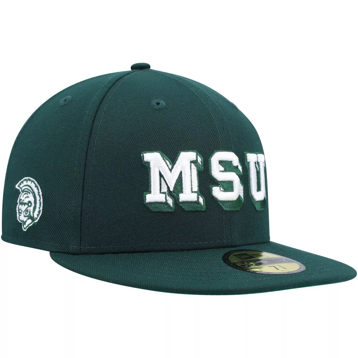 

Мужская облегающая шляпа New Era Green Michigan State Spartans Vault Multi 59FIFTY