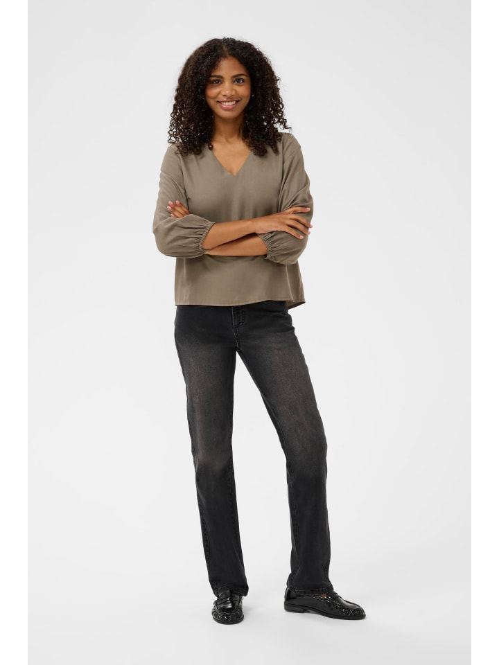 

Kaffe Блузка с длинными рукавами KAidana, стандартный крой, цвет Morel