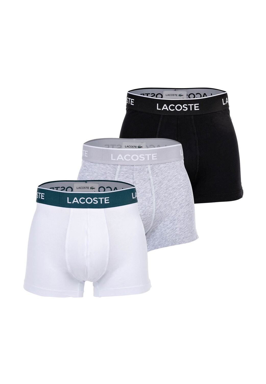 

Шорты/брюки в стиле ретро, ​​набор из 3 базовых вещей LACOSTE, цвет Schwarz Silver Chine