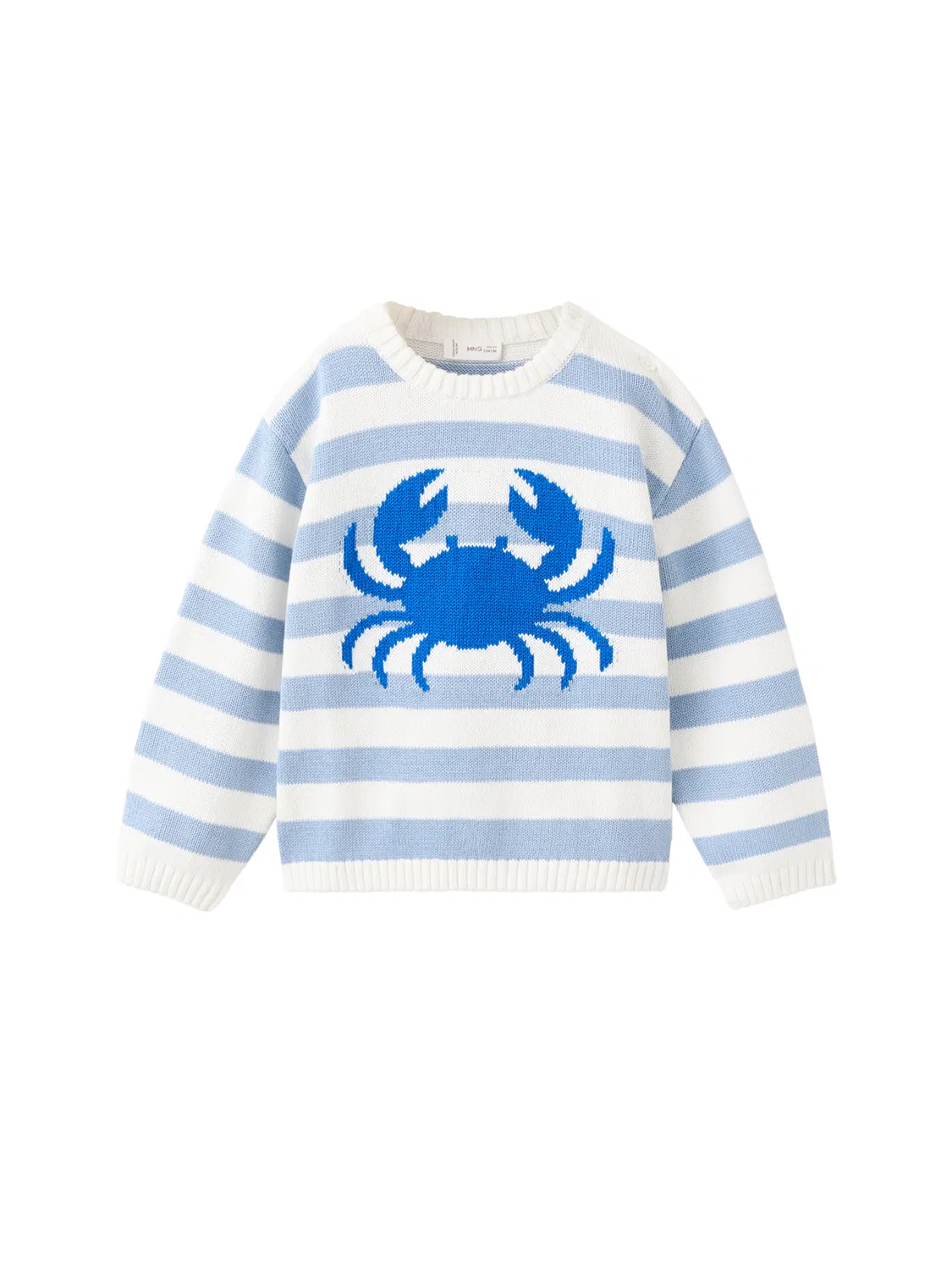 Свитер 'RO' Mango Kids, Blue/Dusty Blue