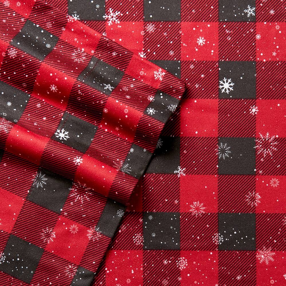 

Комплект простыней Micro Flannel с наволочками, цвет Buffalo Check Snowflak