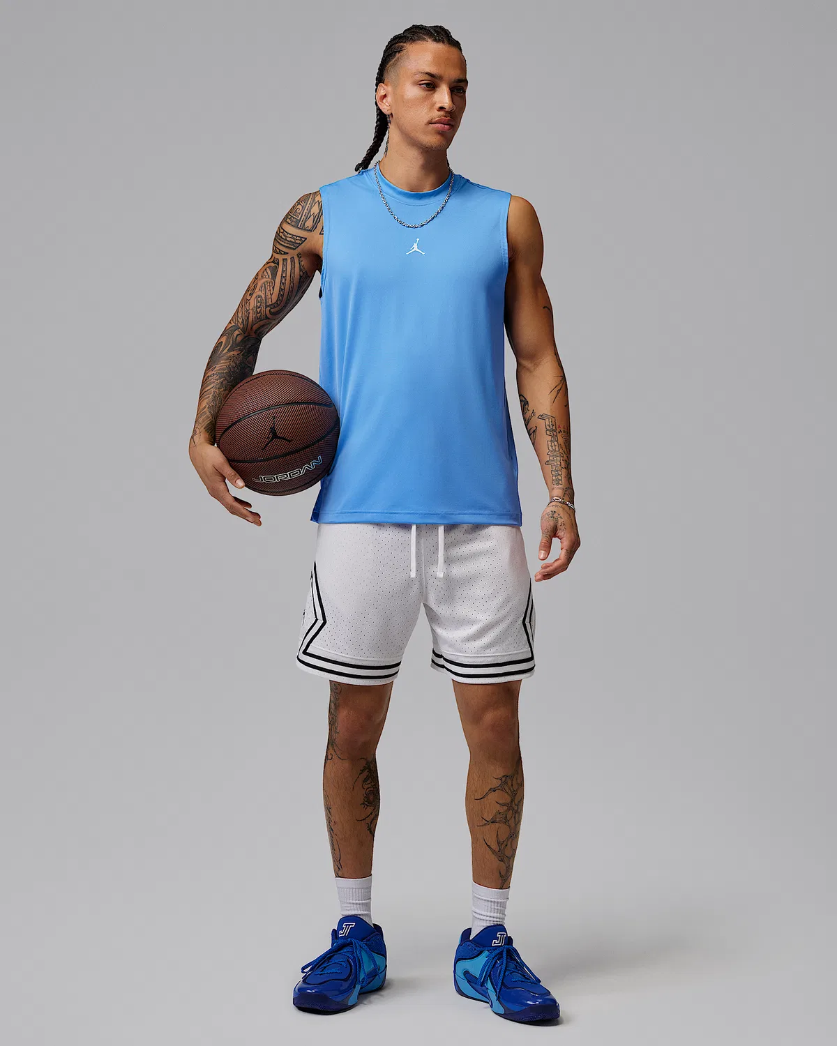 Мужской безрукавный топ Dri-FIT Jordan Sport Essentials, University Blue — фото 4