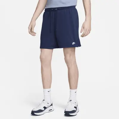 

Шорты Nike Club, цвет Midnight Navy/Midnight Navy/White