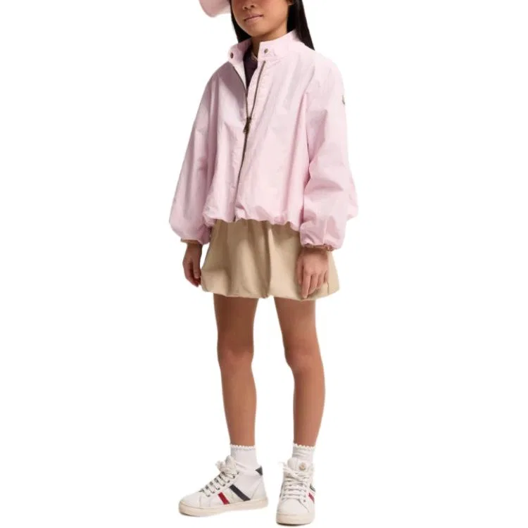 Куртка Moncler Rasime Kids' розовая — фото 4