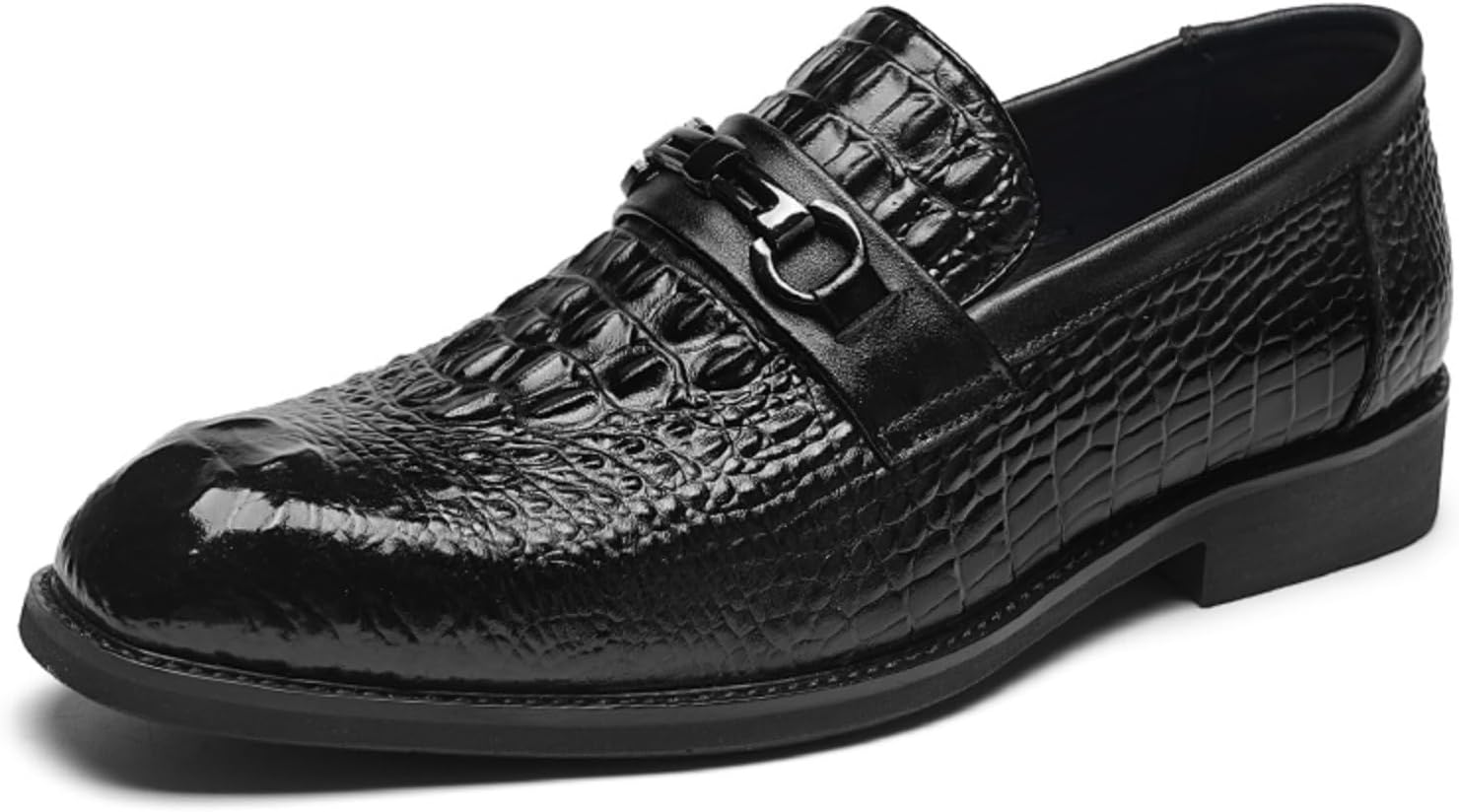 

Мужские слипоны, модная повседневная обувь - идеально для уличного стиля, вечерних встреч и повседневной носки Kpdwfms, черный