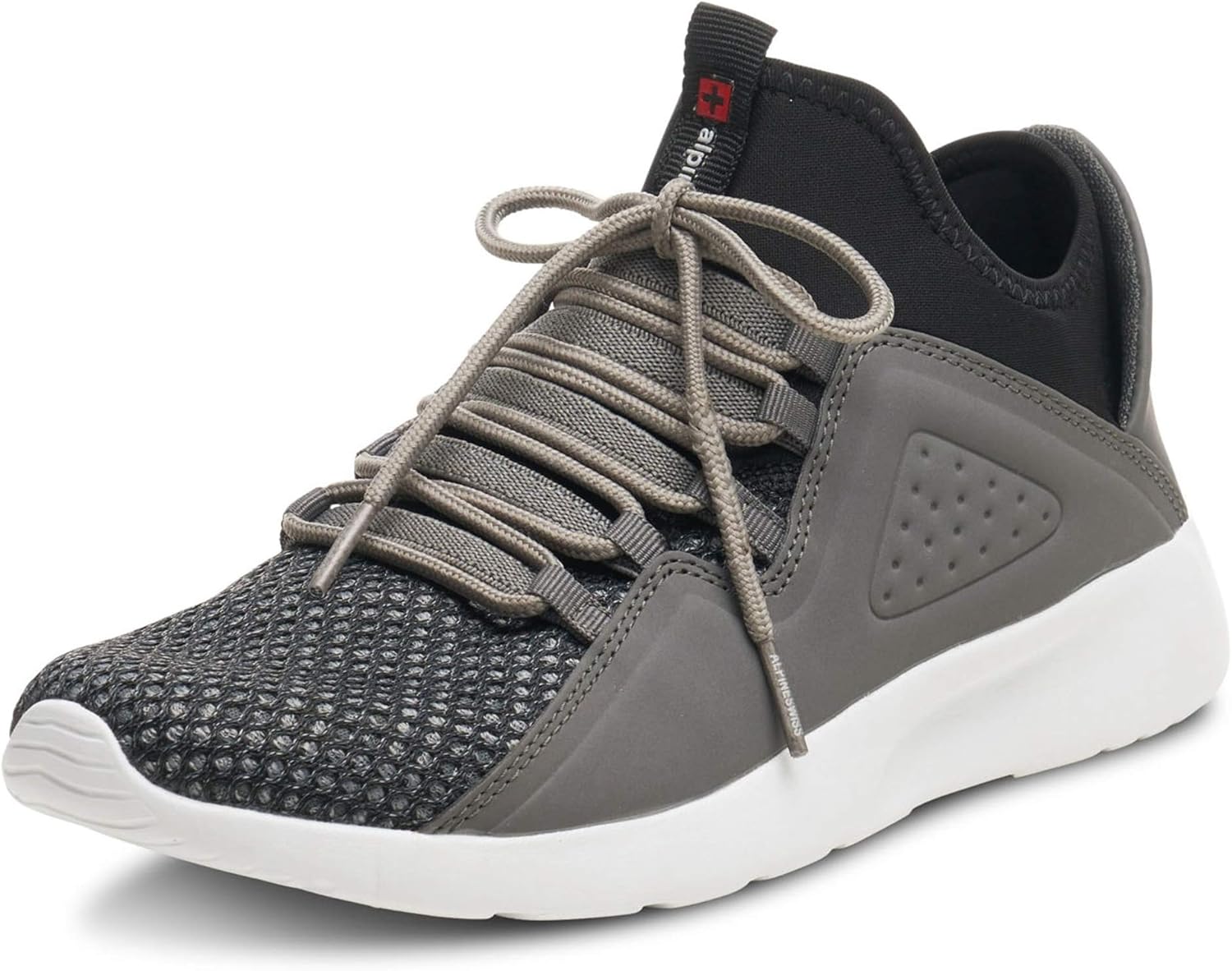 

Мужские модные кроссовки Alpine Swiss, легкие вязаные теннисные кроссовки, серый