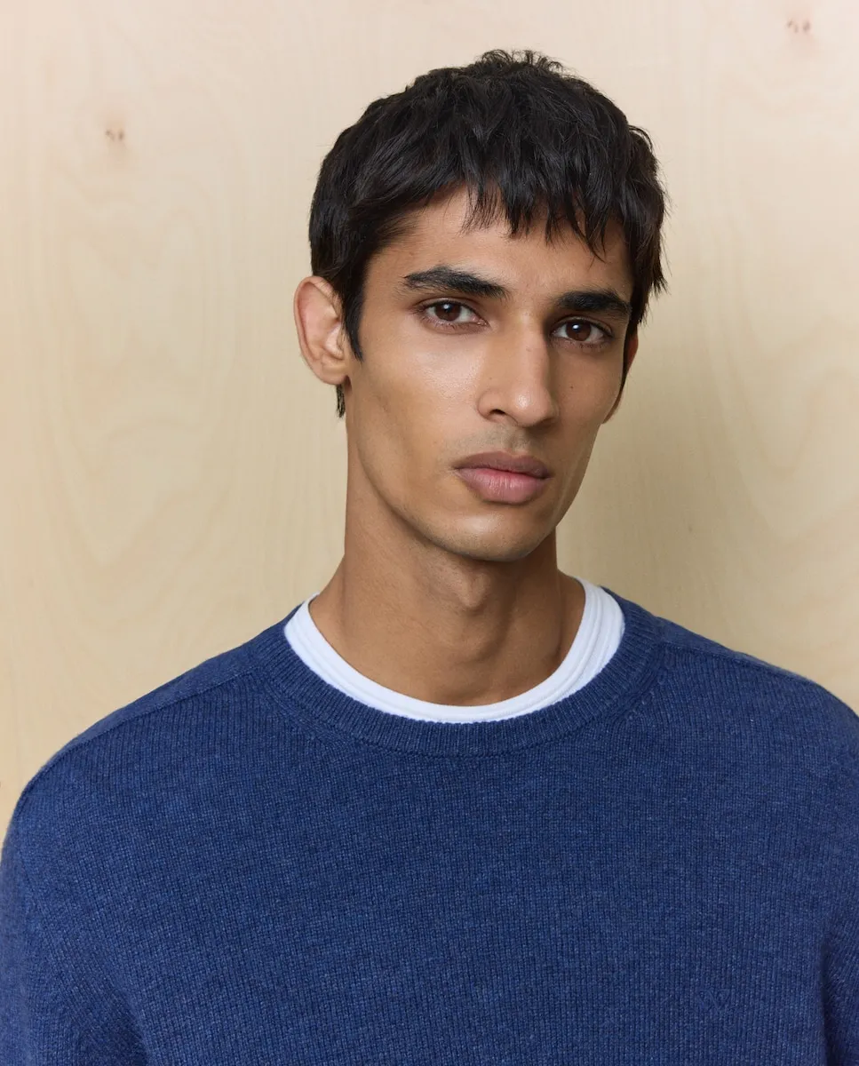 

Мужской свитер с круглым вырезом Easy Wear, синий