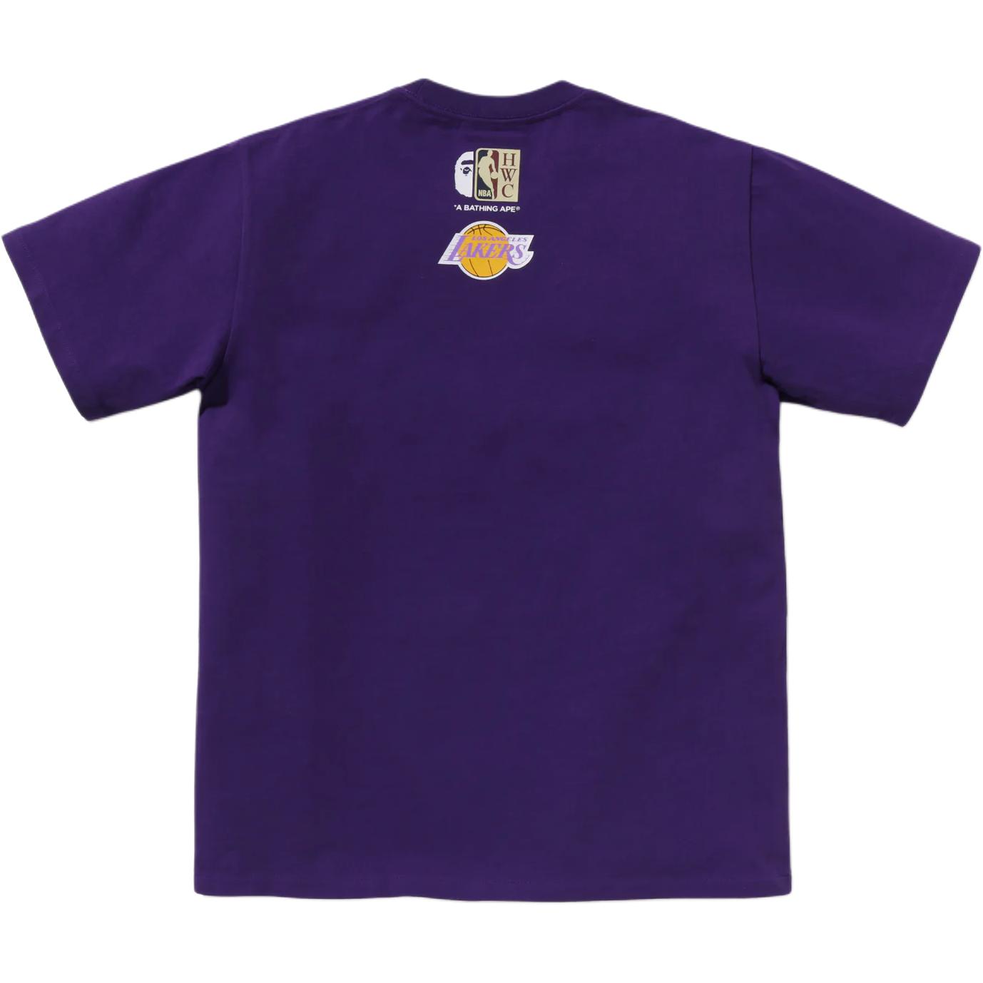 Футболка Mitchell & Ness X NBA FW25 мужская A BATHING APE, желтый — фото 4