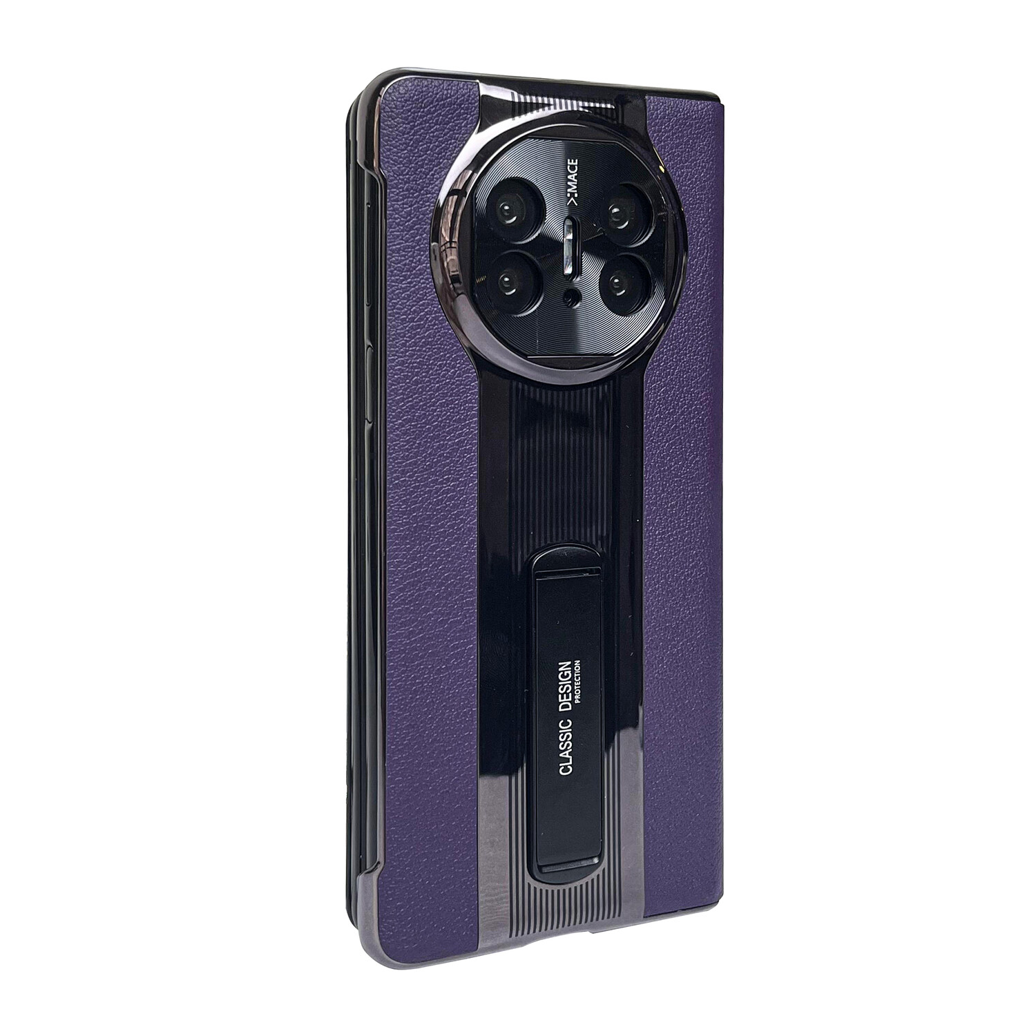 

Чехол для телефона Baohuguang Bao Huguang, Phantom Purple Plated Bracket Leather Smart Windows