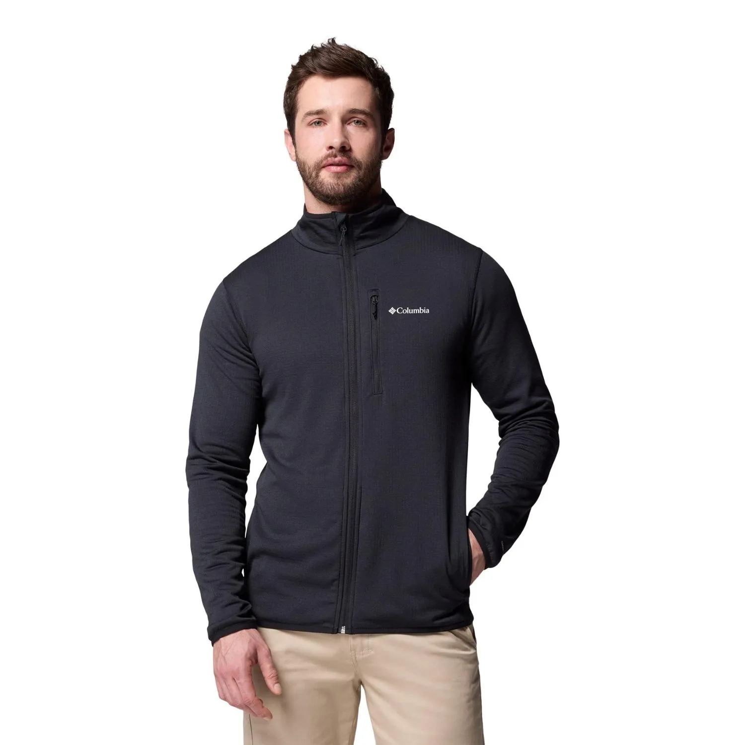 

Мужская флисовая куртка с сетчатой подкладкой на молнии Essential Hike Columbia, Black