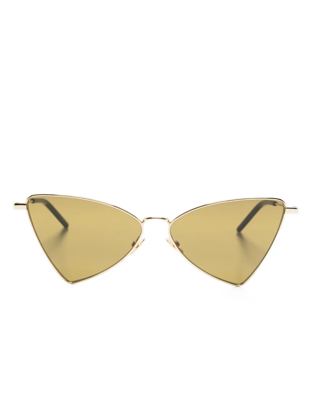 

Солнцезащитные очки Jerry с тисненым логотипом Saint Laurent Eyewear, золотой