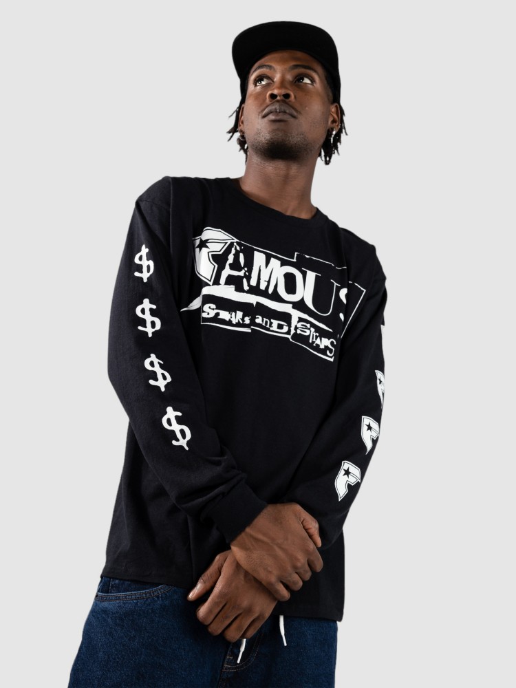 

Лонгслив Famous Stars And Straps Cut N Paste Longsleeve, black