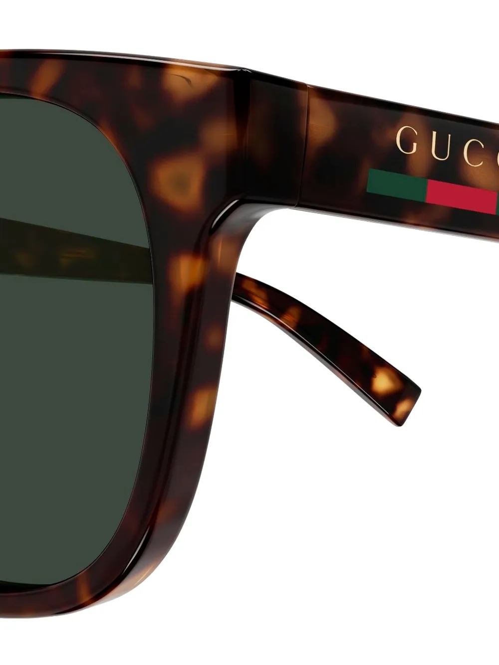 Солнцезащитные очки GG1985S в контрастной оправе Gucci, коричневый — фото 3