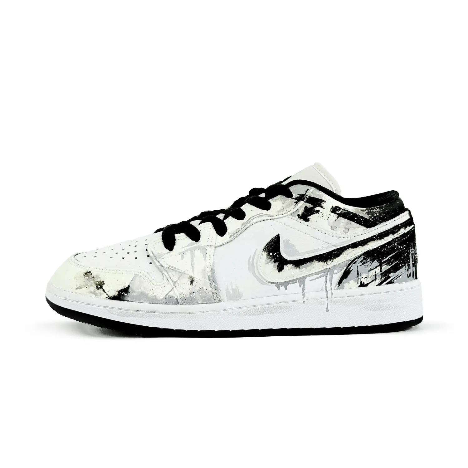 

Air 1 Mist амортизация, износостойкие низкие детские баскетбольные кроссовки для подростков Jordan, серый