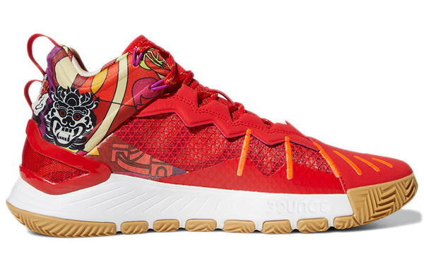 Кроссовки adidas D Rose Son Of Chi, красный — фото 2