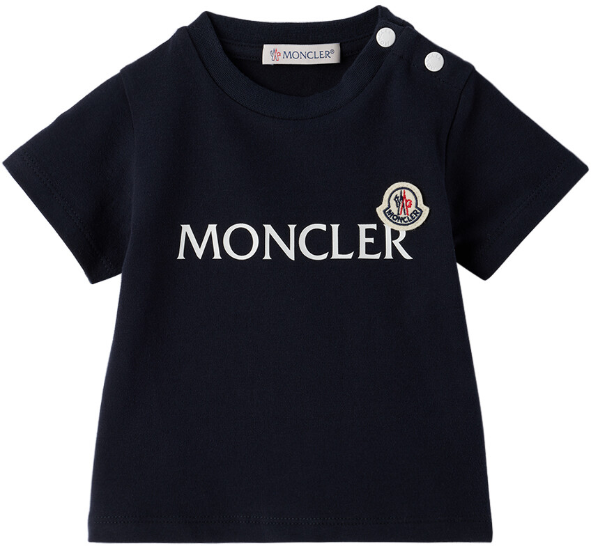 

Baby Navy Футболка с принтом Night blue Moncler Enfant