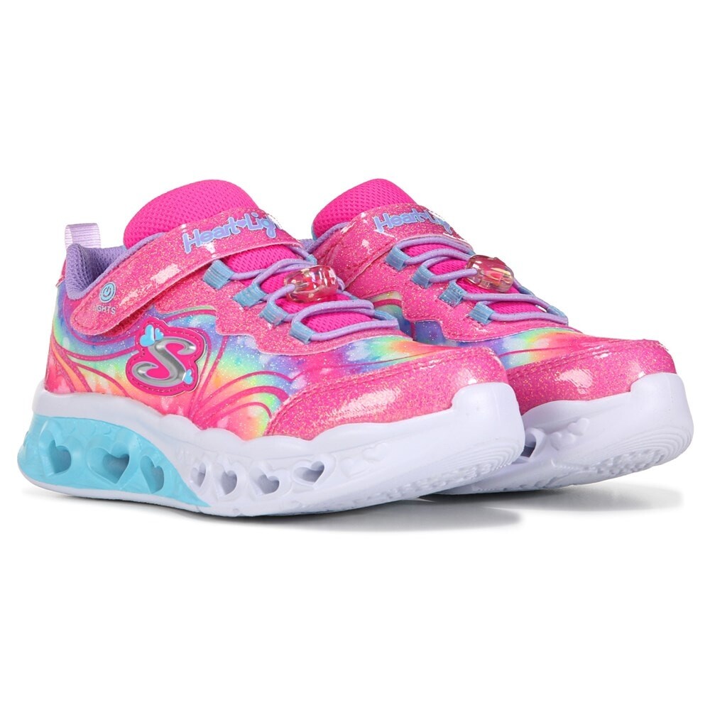 

Детские кроссовки с подсветкой в виде сердечек Little/Big Kid Skechers, мультиколор, Розовый, Детские кроссовки с подсветкой в виде сердечек Little/Big Kid Skechers, мультиколор