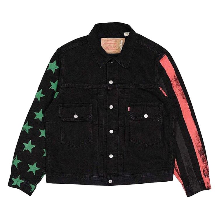 

Куртка Denim Tears x CPFM 4th of July Denim Plant Jacket, Black