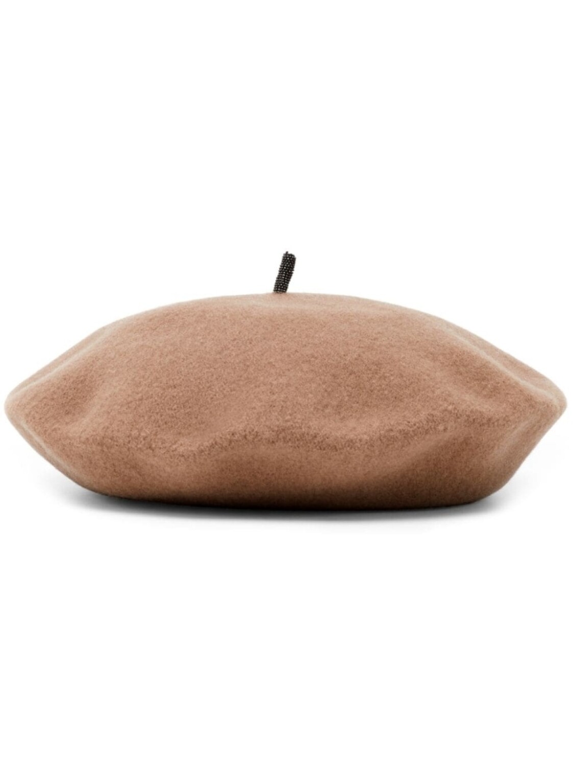 

Brunello Cucinelli шерстяной берет, коричневый