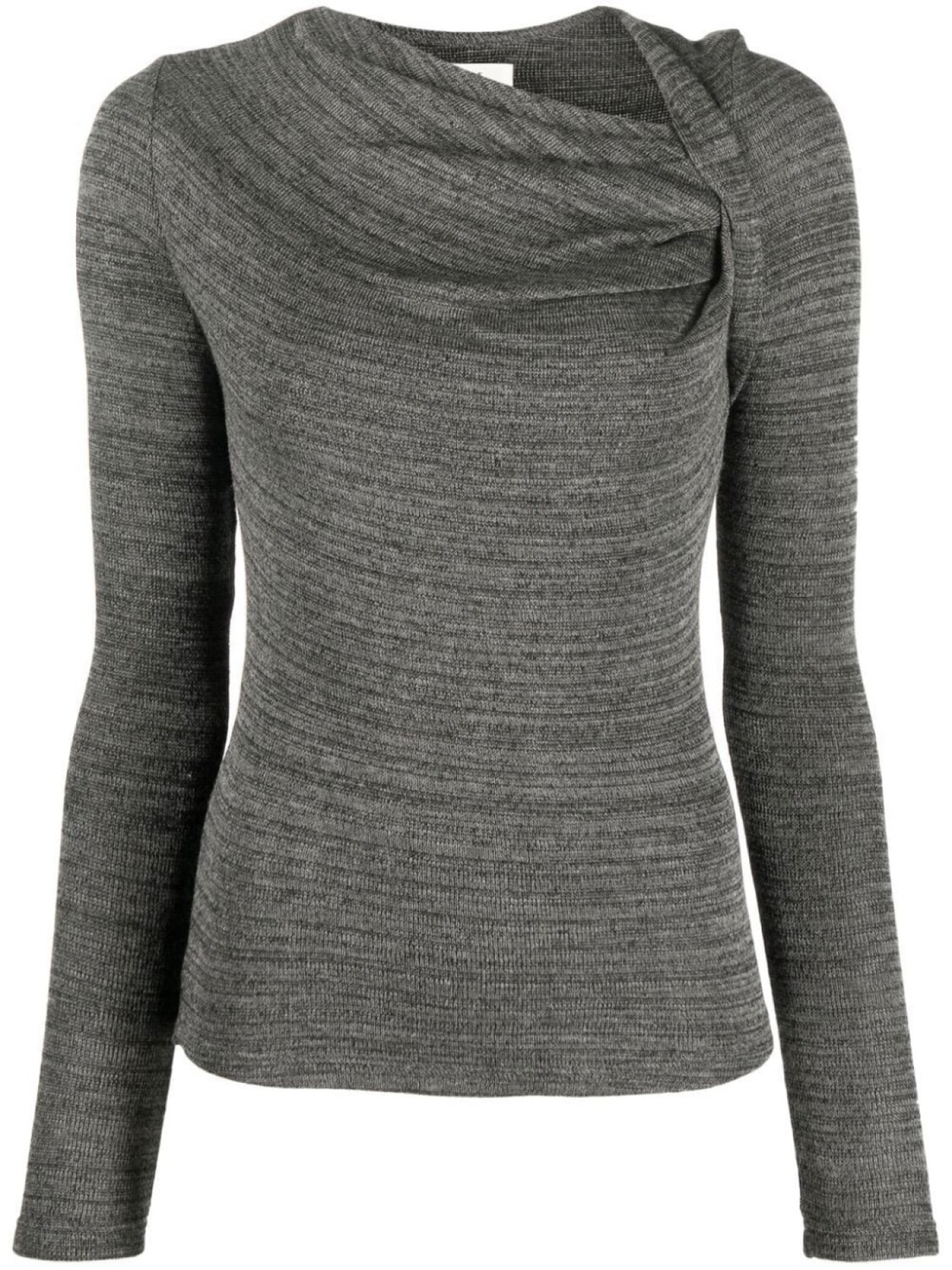 

Marant Étoile трикотажный топ со сборками, серый