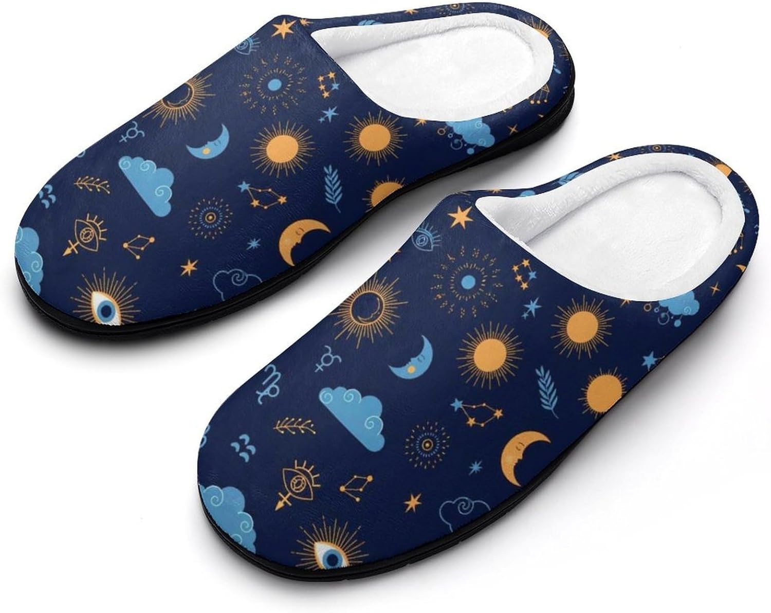 

Удобные мужские домашние хлопковые тапочки, мягкие теплые зимние тапочки для спальни, противоскользящие, для использования внутри дома и на улице Meaudiwes, Style(9)