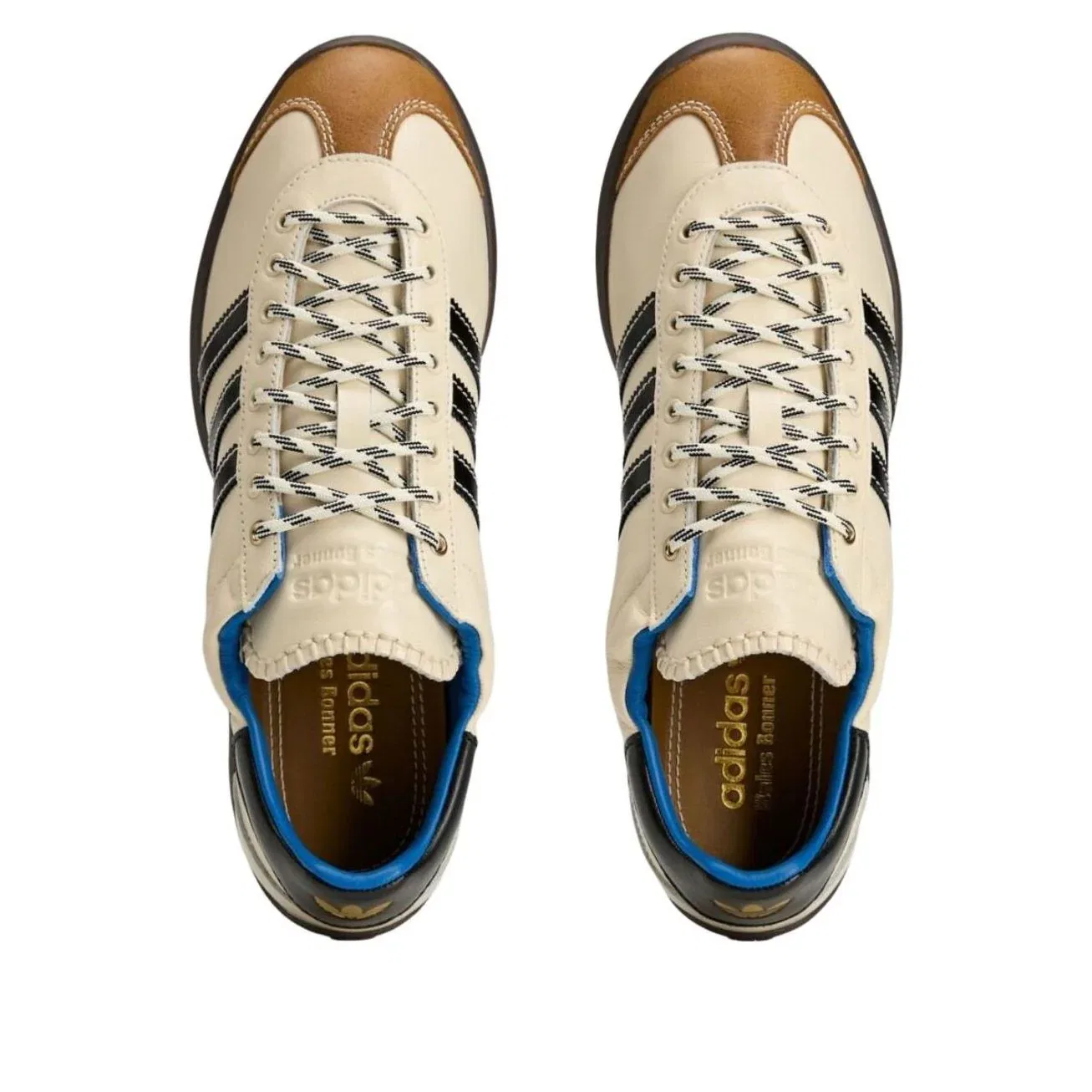 Кроссовки Adidas x Wales Bonner Karintha 'White Lush Blue' KK4981, белый — фото 3