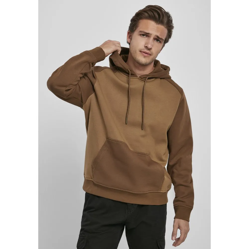

Худи Urban Classics 2-Tone Fake Raglan, коричневый