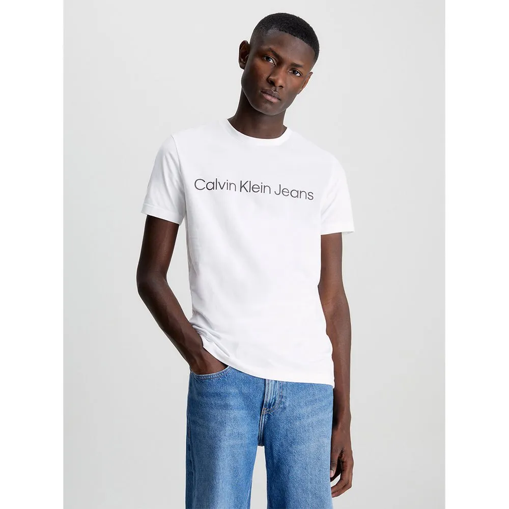 

Футболка Calvin Klein Jeans Core Institutional Logo Slim, белый