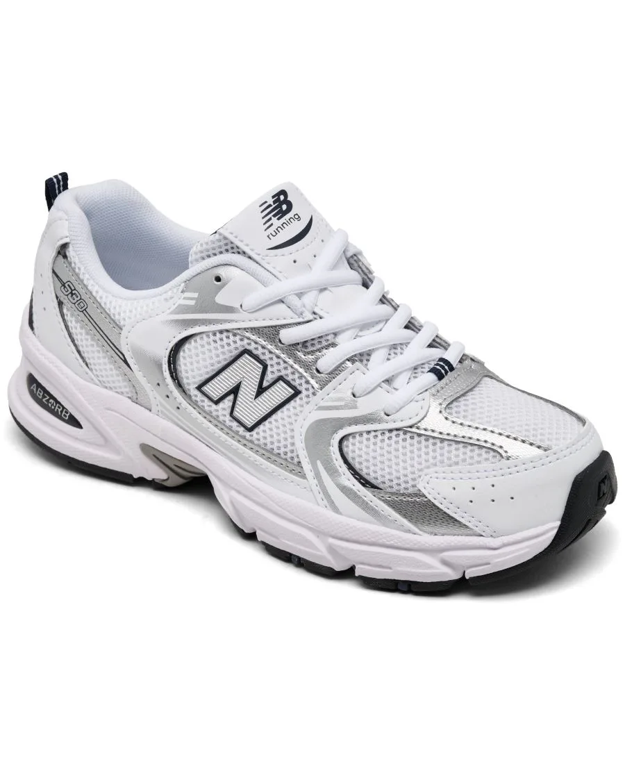 Детские повседневные кроссовки Big Kids 530 от Finish Line New Balance, белый