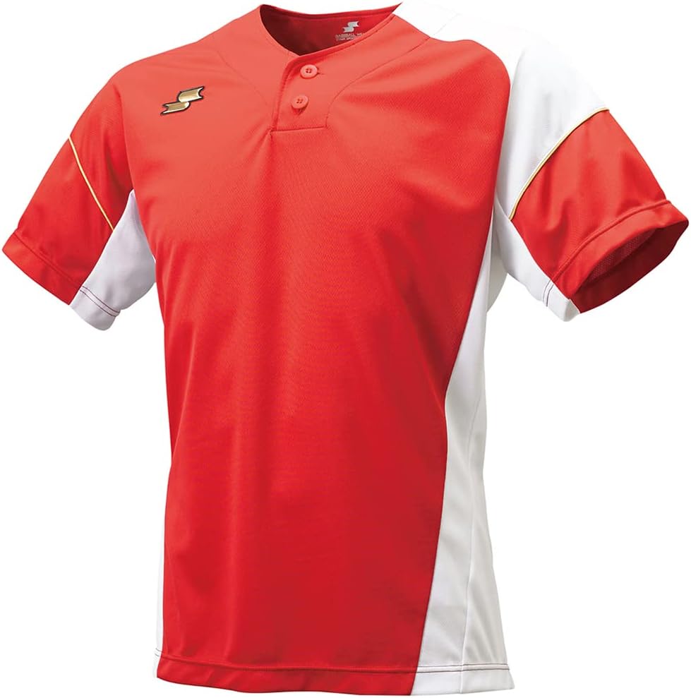 

Бейсбольная футболка SSK Baseball Wear BT2290 мужская, белый/красный