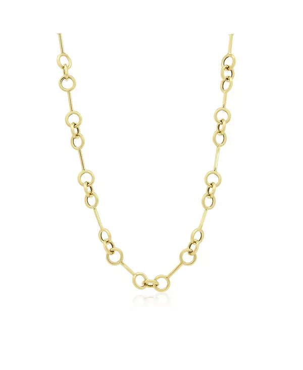 

Ожерелье из переплетенных колец, 14-каратное золото The Lovery, gold