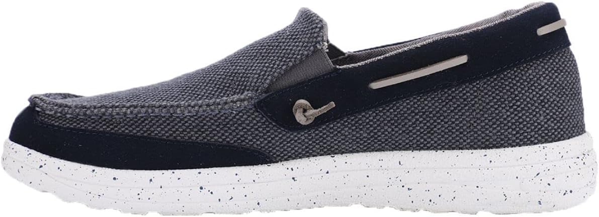 

Мужские слипоны Lamo Calvin из легкого водоотталкивающего канваса, темно-синий