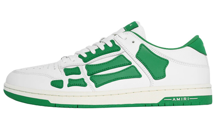 Amiri Skel Top Low Белый Зеленый