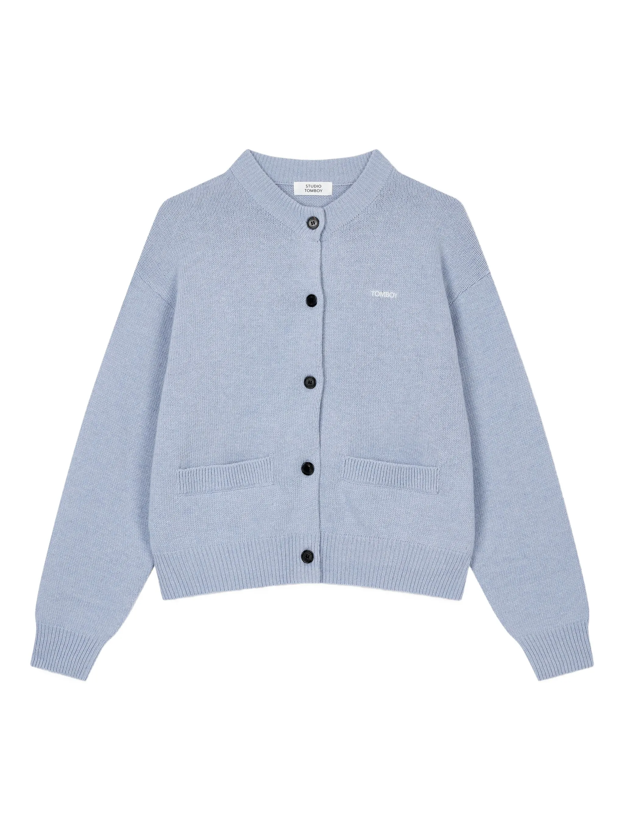 

Кардиган с вышитым логотипом Studio Tomboy, синий
