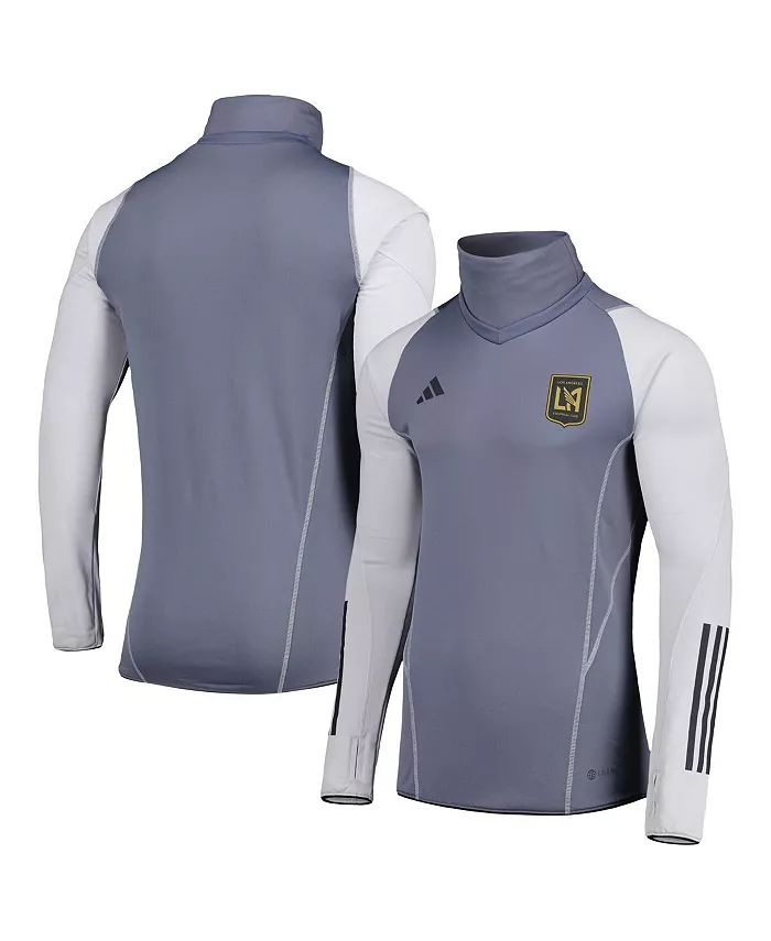 

Мужская серая футболка LAFC Warm Raglan COLD.RDY adidas