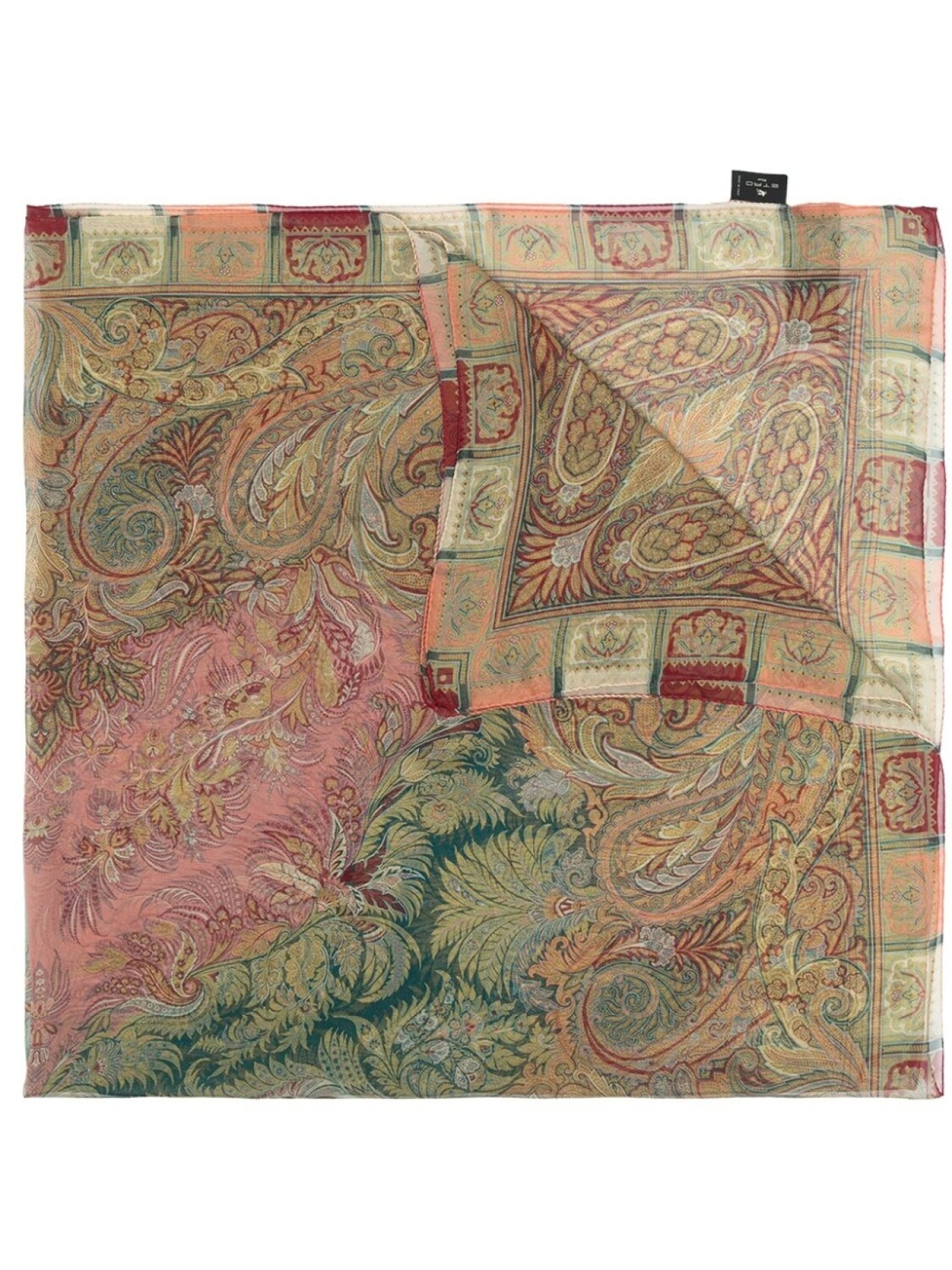 

ETRO платок с принтом пейсли, зеленый