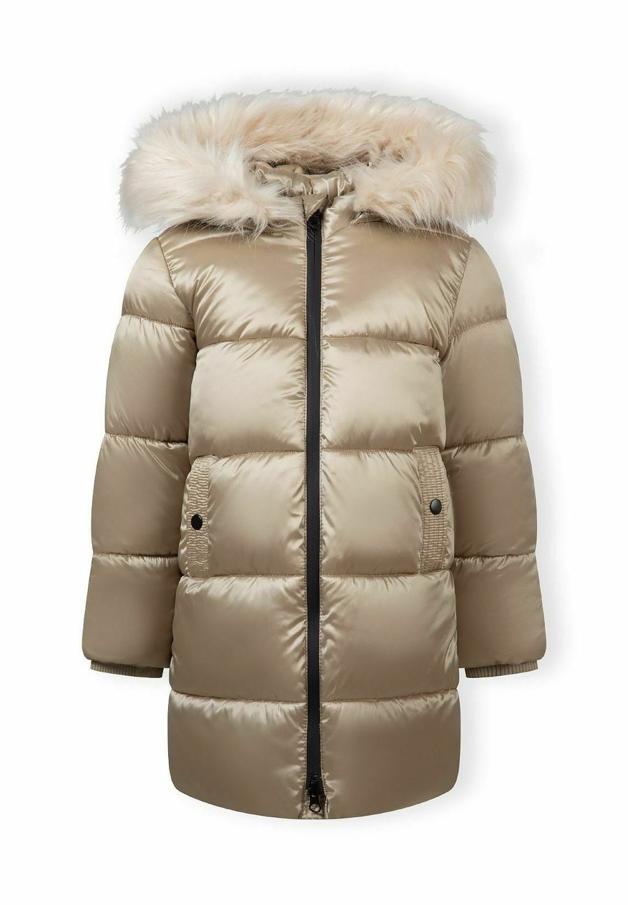 Зимняя куртка MINOTI FIXED FAUX FUR HOOD TRIM, Gold/Gold-Coloured — фото 3