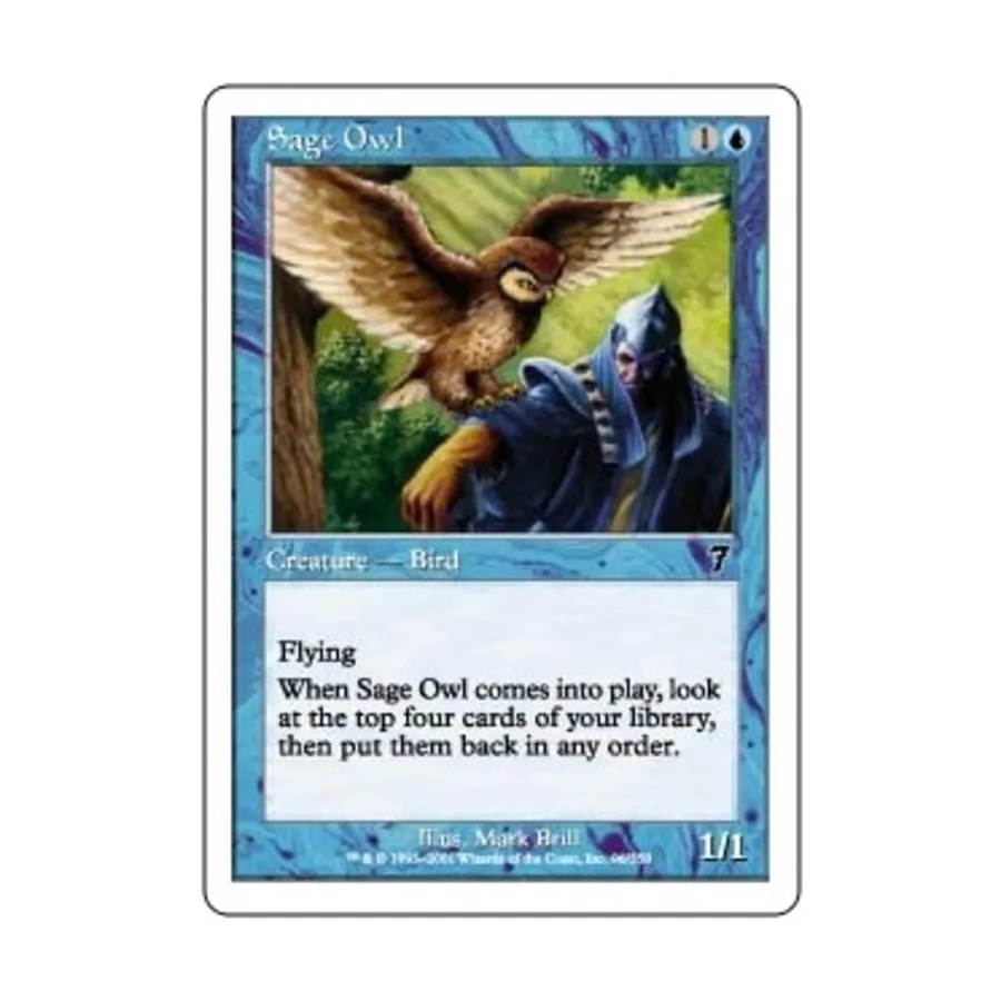 

CCG Мудрая сова (С), MTG - 7th Edition