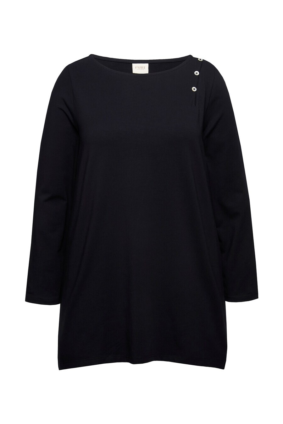 

Лонгслив Ulla Popken Shirt, черный