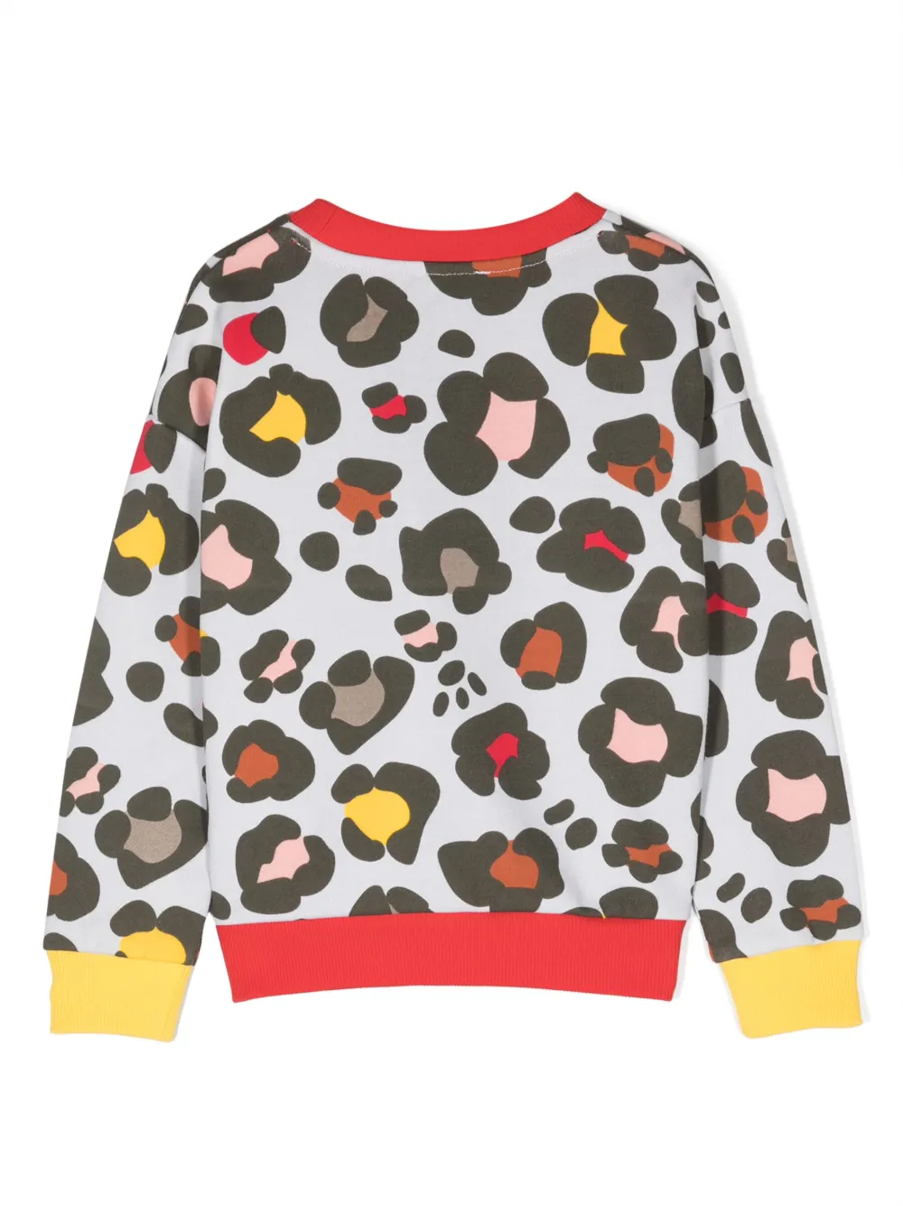 Толстовка с анималистичным принтом Kenzo Kids, нейтральный — фото 2