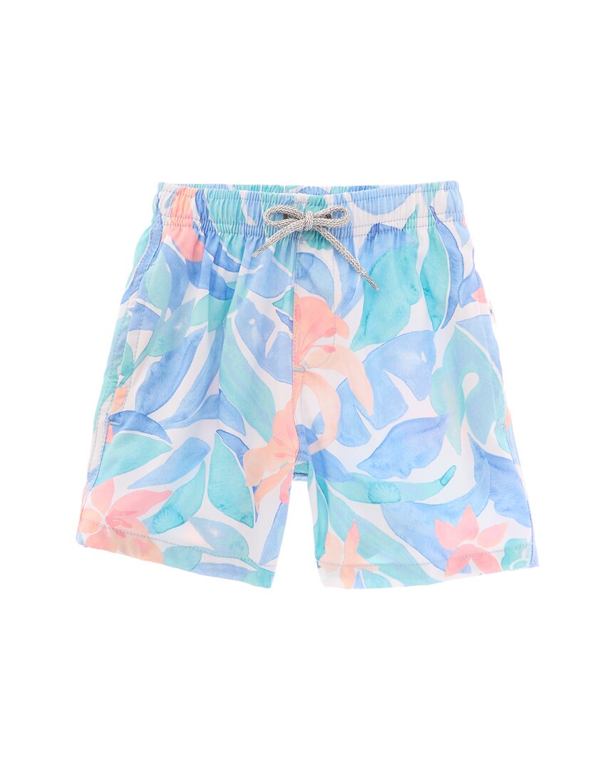 

Винтажные летние волейбольные плавки 4-сторонний стретч VINTAGE SUMMER, синий