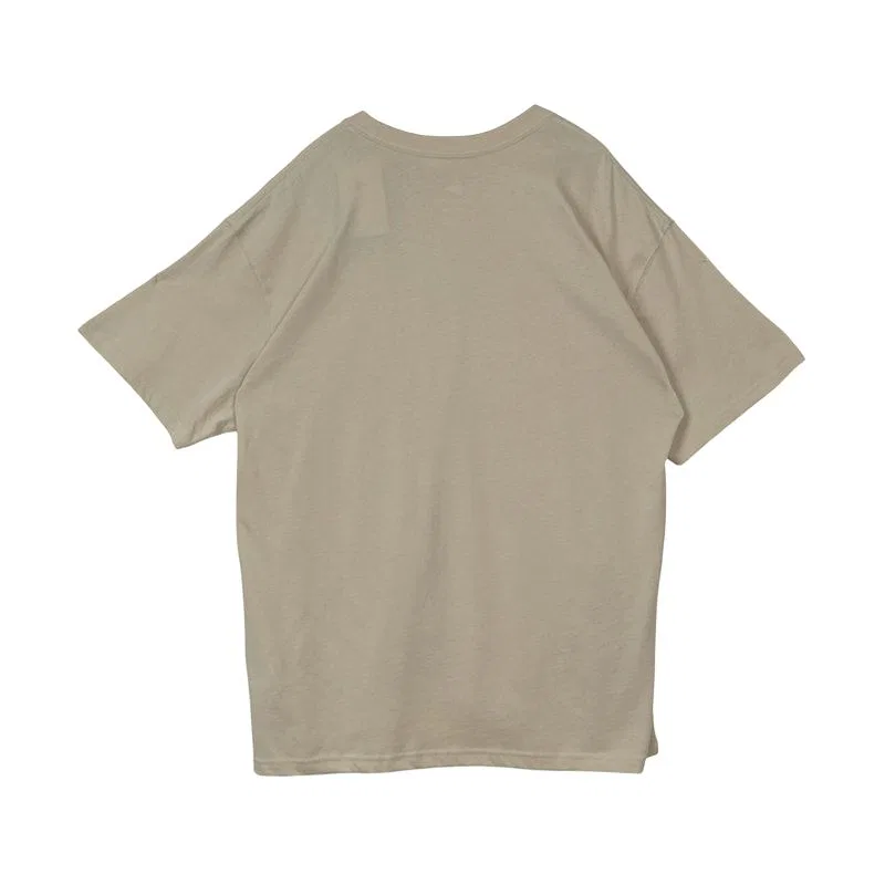 Футболка Nike Khaki Crew Neck Moderate — фото 3