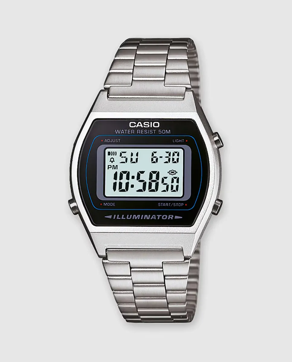 

Casio Collection B640WD-1AVEF Винтажные мужские часы, серебряный
