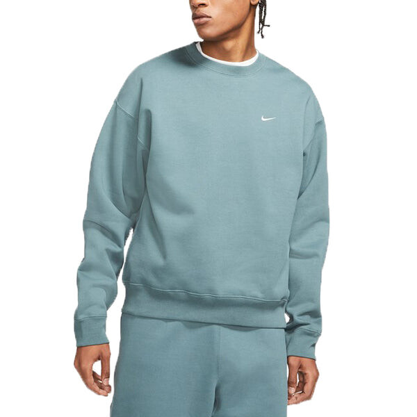 

Свитер lab solo swoosh fleece crew sweatshirt 'teal' Nike, мультиколор