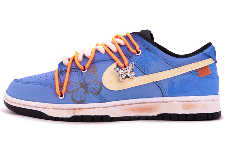 

Кроссовки Nike Dunk Skateboard Shoes Men Low-Top Blue Orange