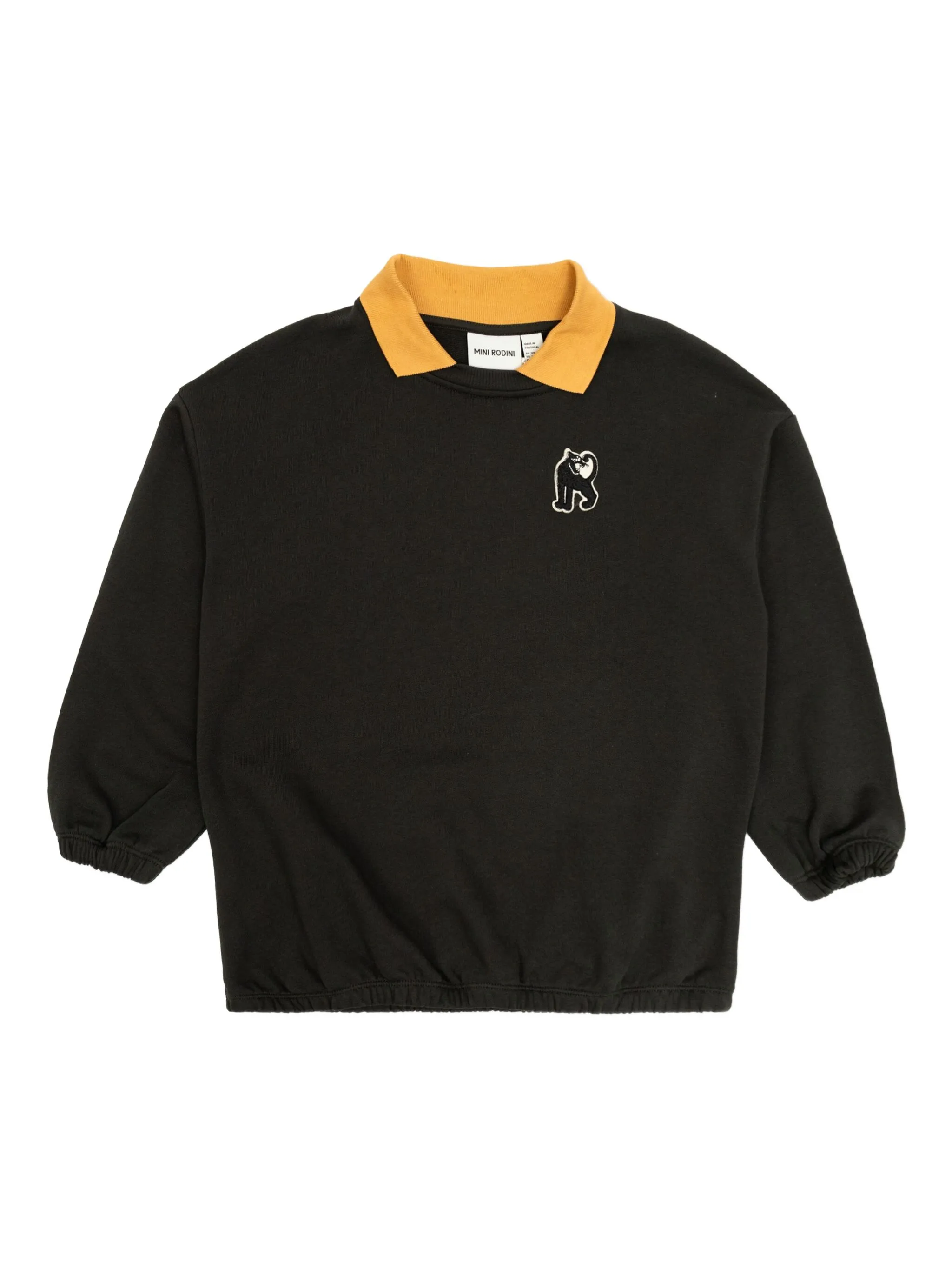 

Толстовка Panther Patch с воротником Mini Rodini, черный