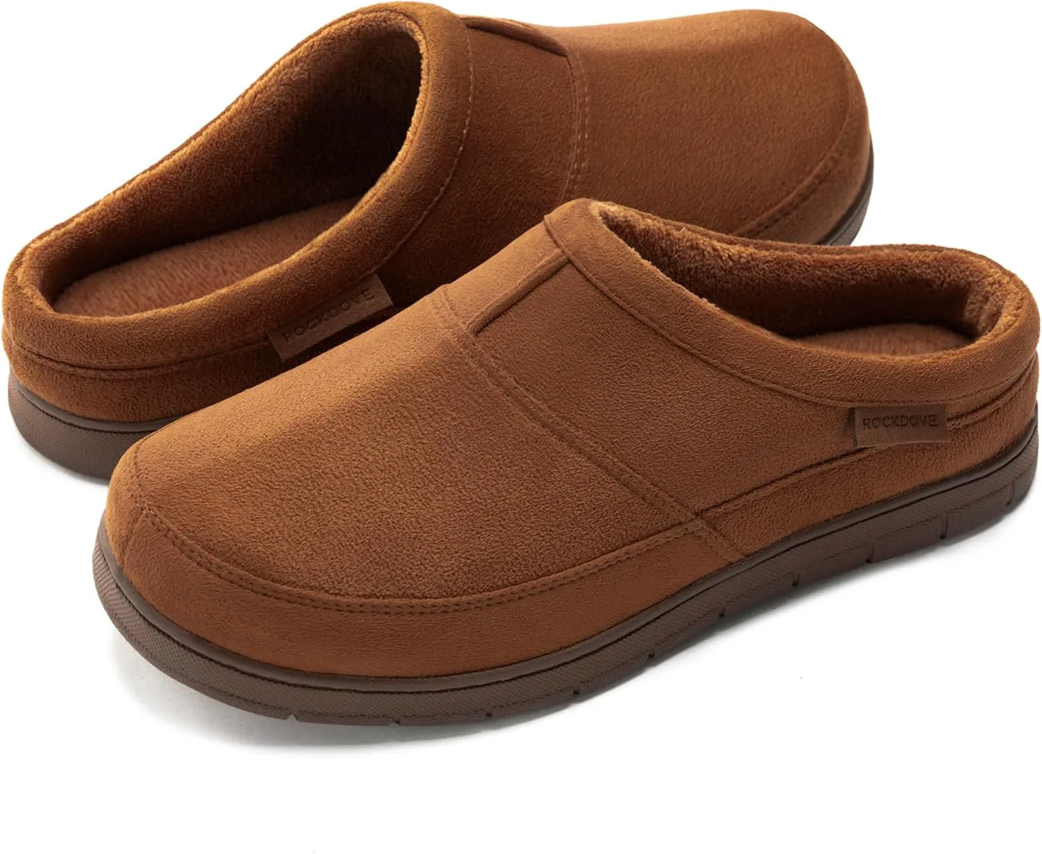 Мужские тапочки RockDove SoftStride из искусственной замши с мемори-пенной стелькой и подошвой для улицы и дома